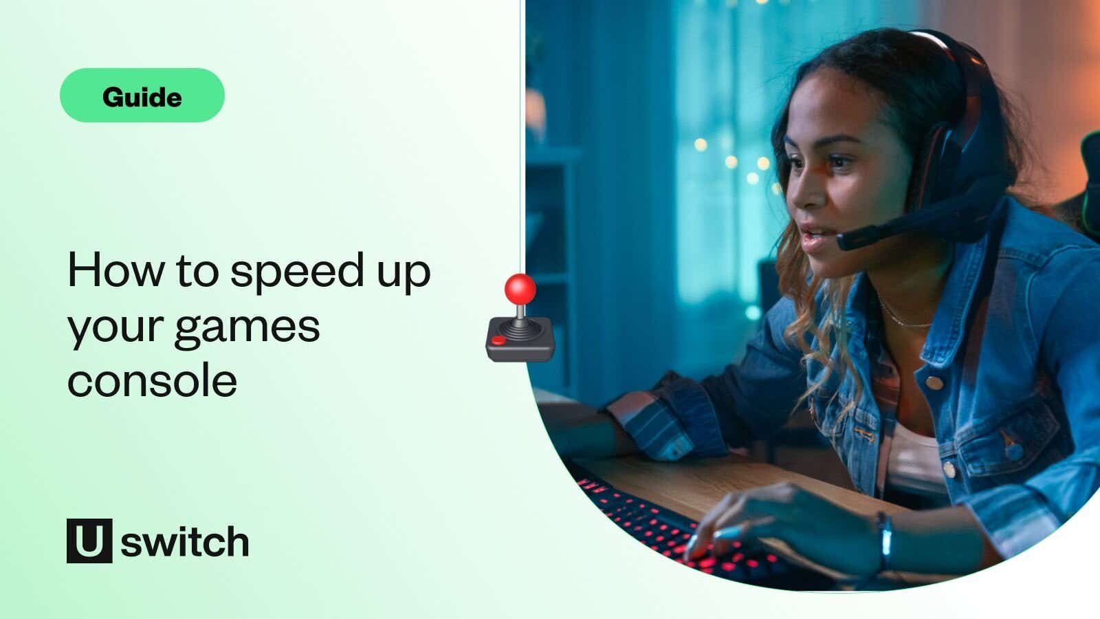 Woman gamer on PC - How to speed up your console