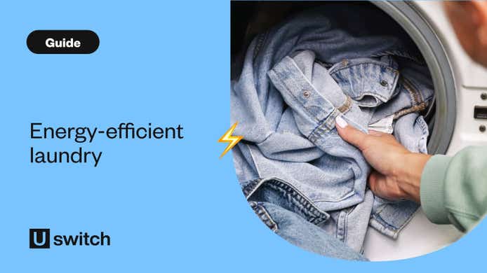 Woman loading washing machine