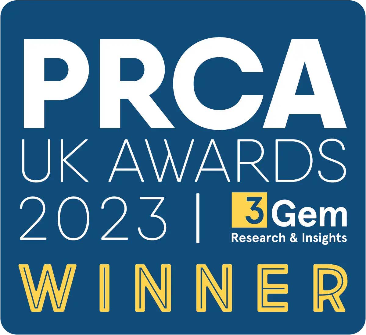 PRCA awards logo