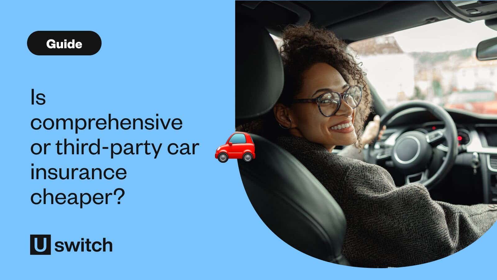 woman looking back smiling in car