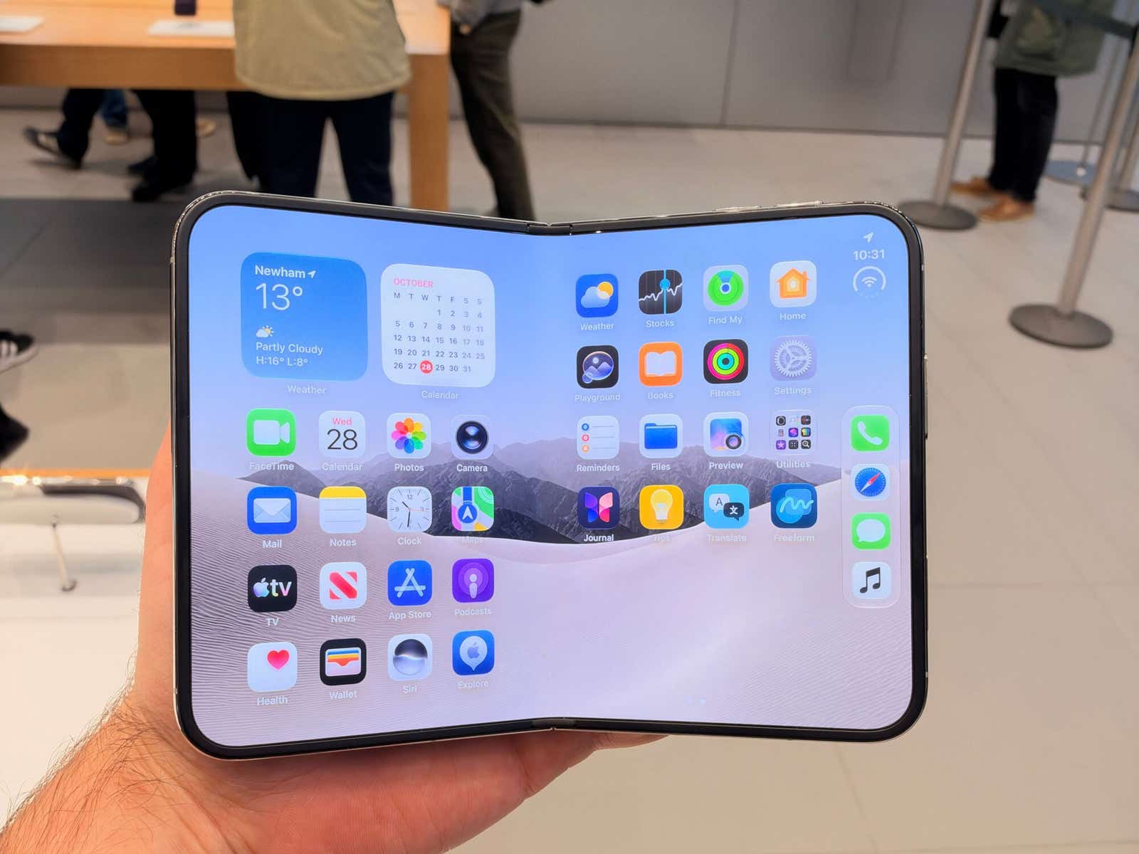 Unfolded iPhone Duo