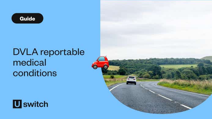 Car driving on countryside road 