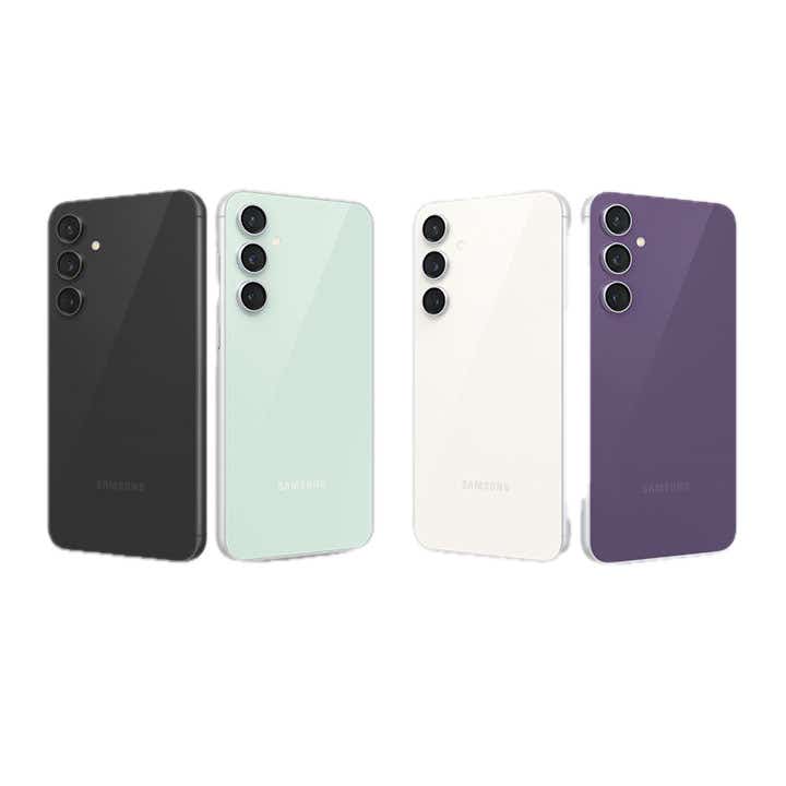 Four different S23 FE models in different colours