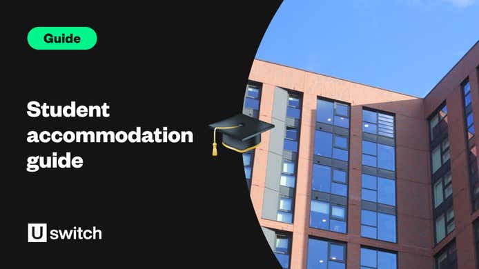 Title graphic with the phrase student accommodation guide