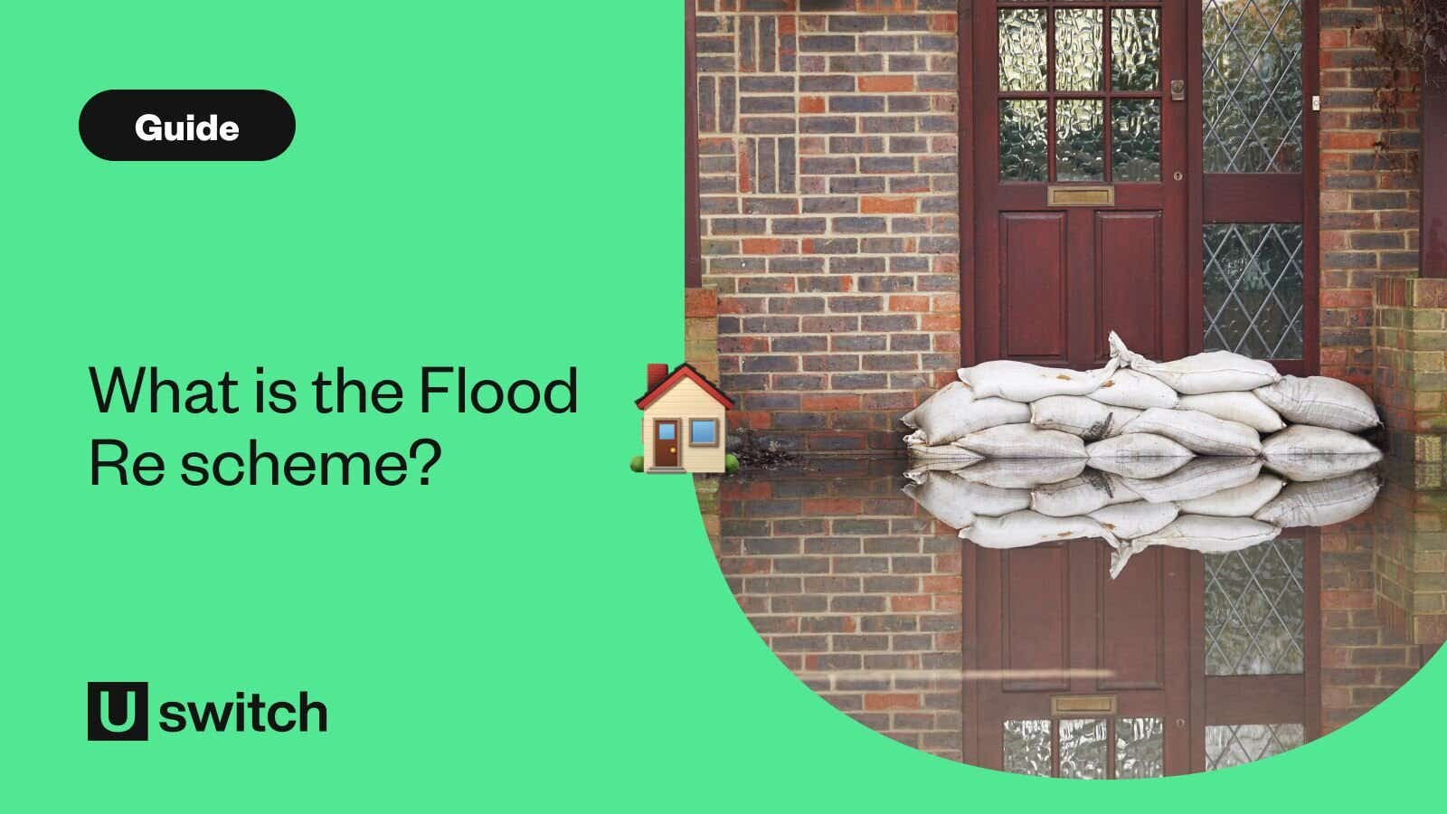 House with flooding outside front door