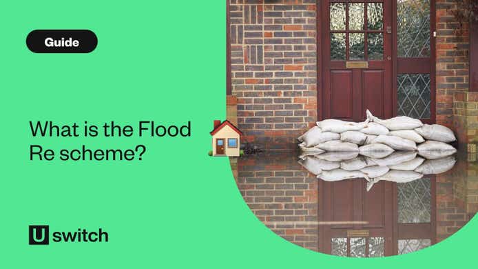 House with flooding outside front door