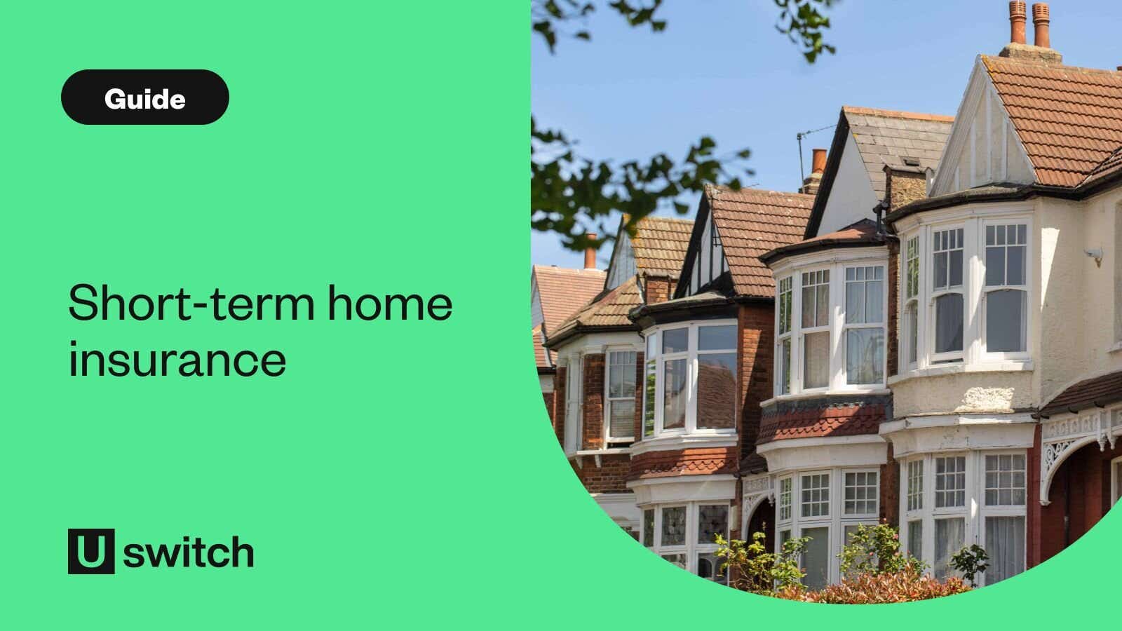 Row of Edwardian style houses