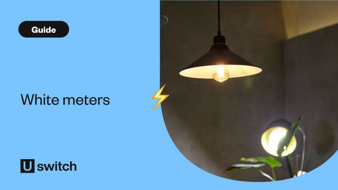 Overhead light and lamp in living room