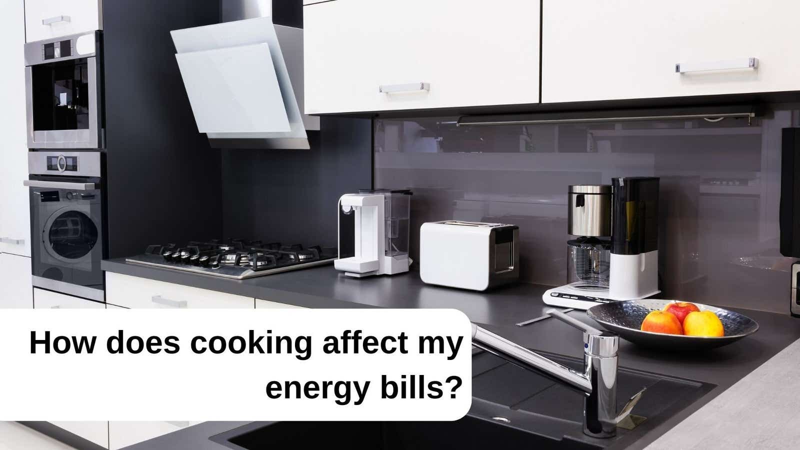 How does cooking affect energy bills