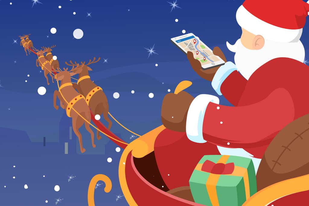Uswitch Santa using Google maps to find optimal route around-the-world