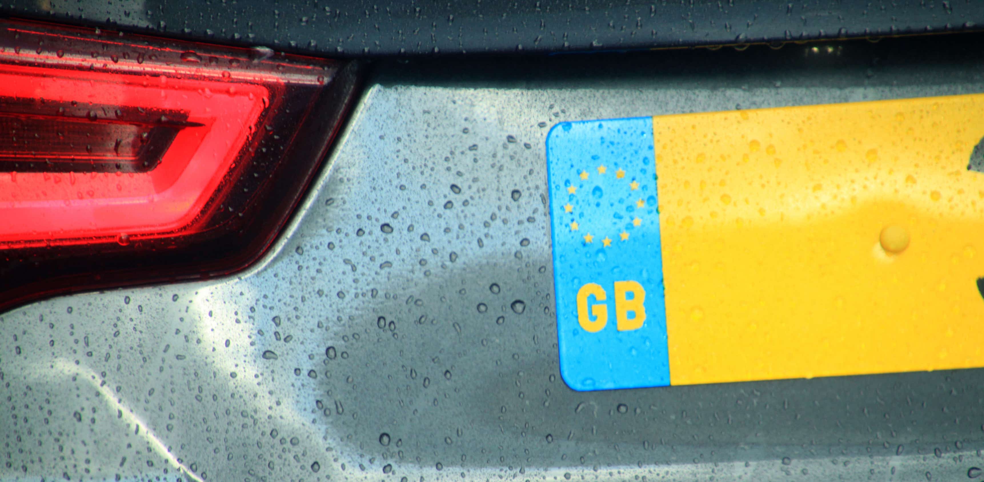 GB Number plate 
