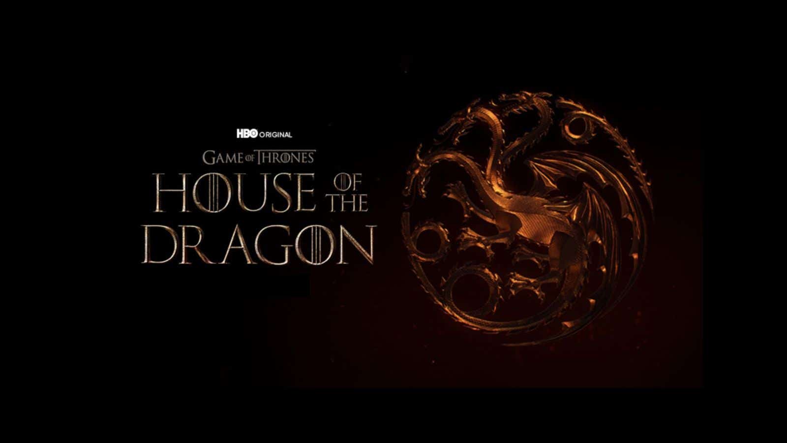 House of the dragon title logo