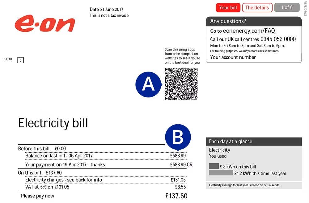 Eon Account Balance Meaning
