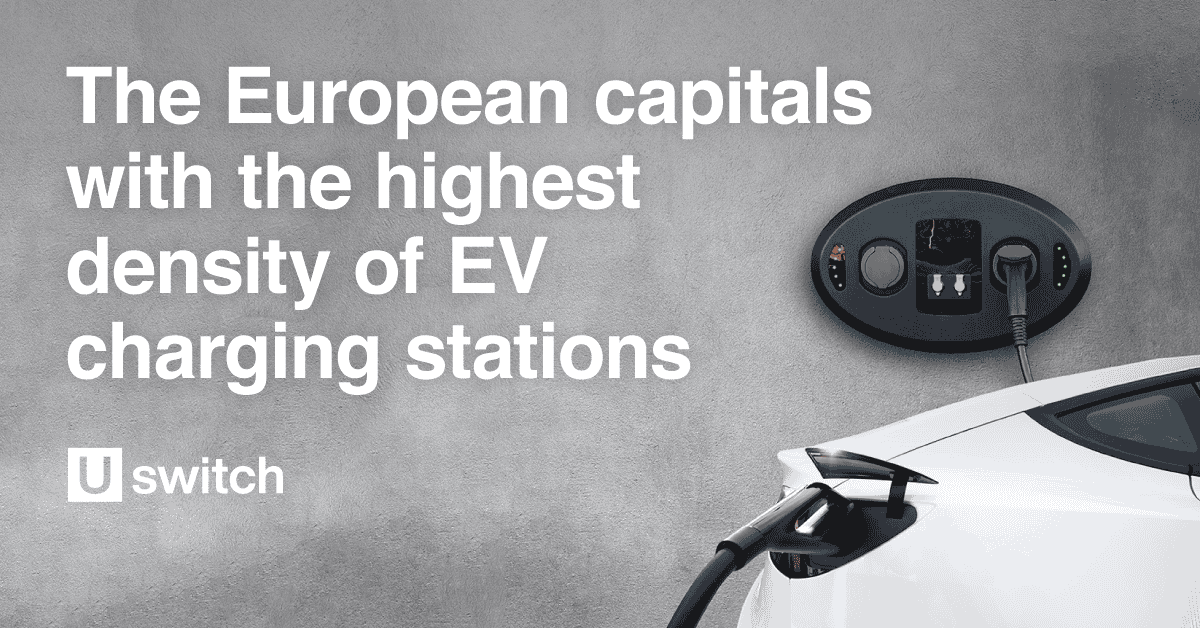 The European capitals with the highest density of EV charging stations