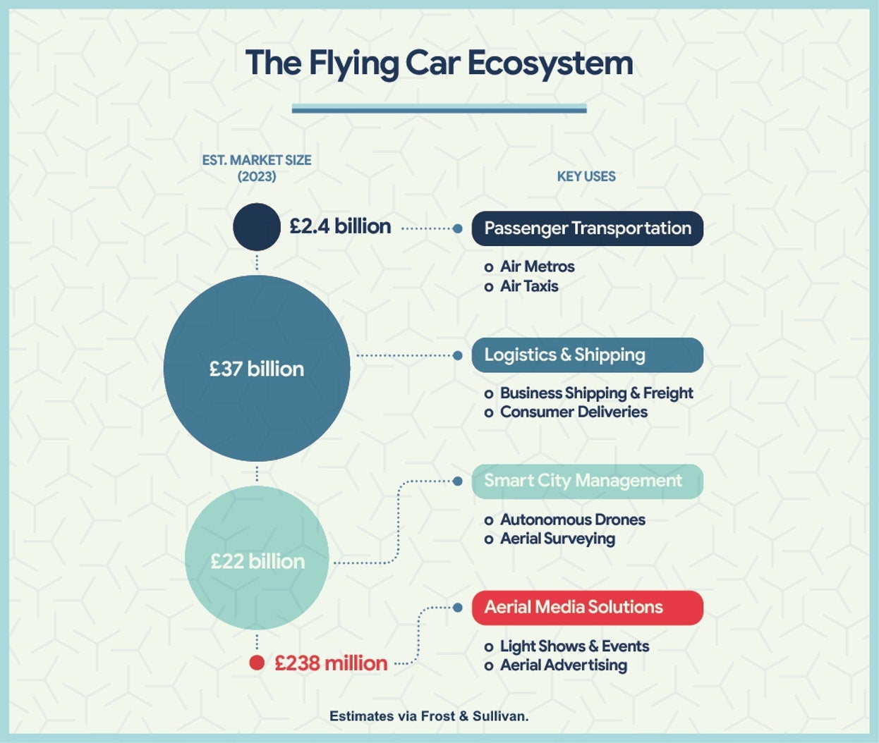 Coches voladores: ¿bloquean el aterrizaje? - Ecosistema de coches voladores.