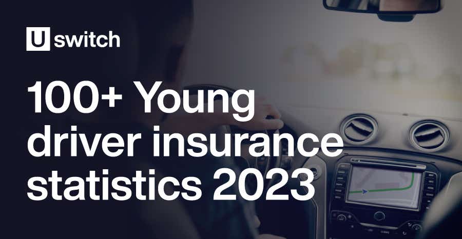  Banner Graphic with the title '100+ Young Drivers Insurance Statistics'
