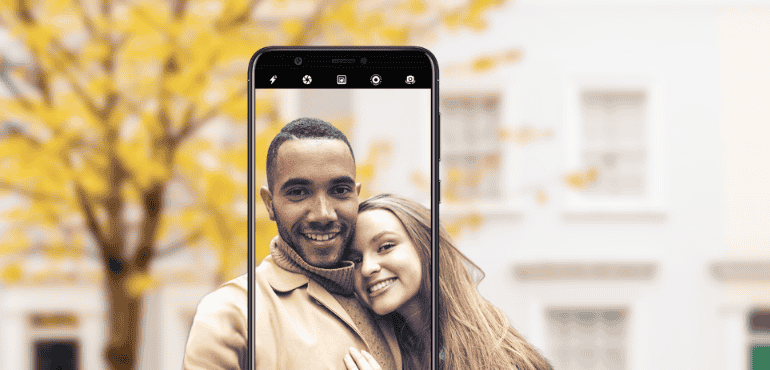 Huawei P smart hero size camera bokeh portrait mode
