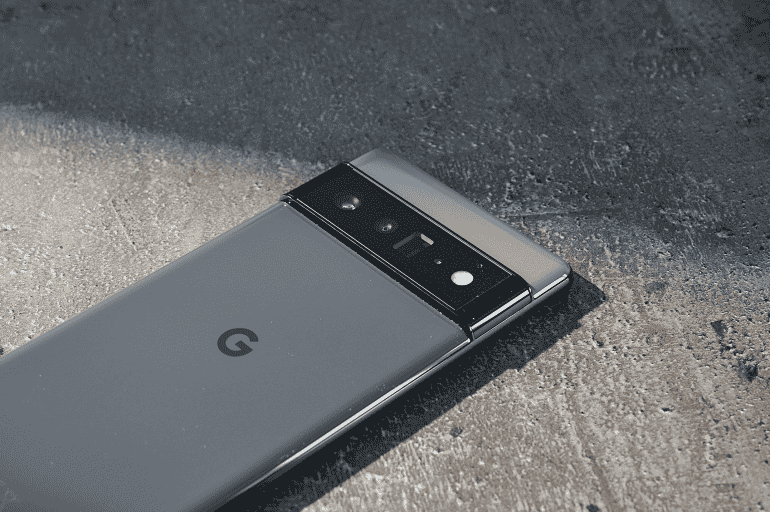 Google Pixel 6 Pro camera lens closeup