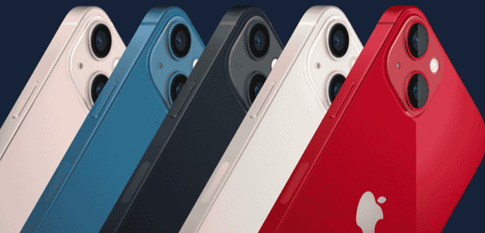 iPhone 13 all colours hero image