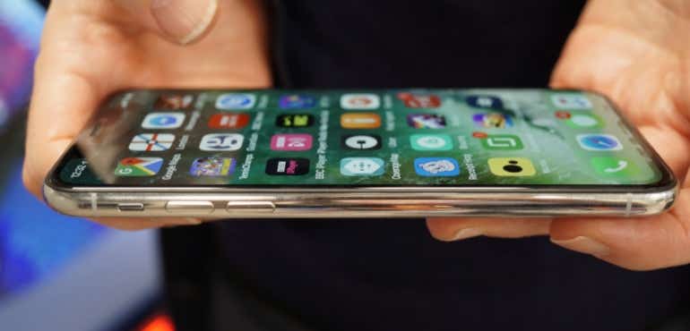 iPhone X side view hero size