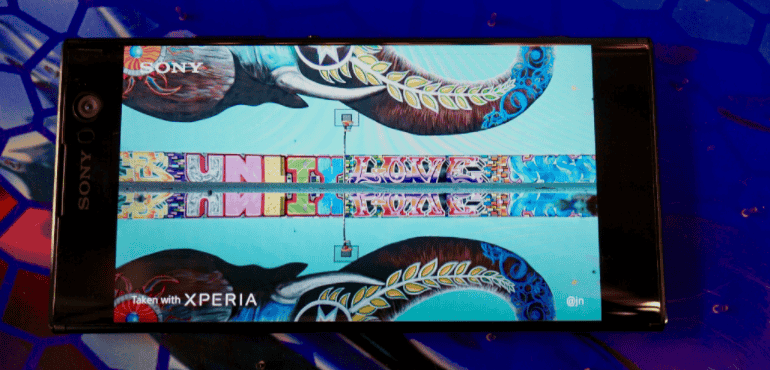 Sony Xperia XA2 image screen hero size