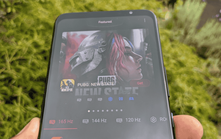 ROG Pro 6 screen on games apps