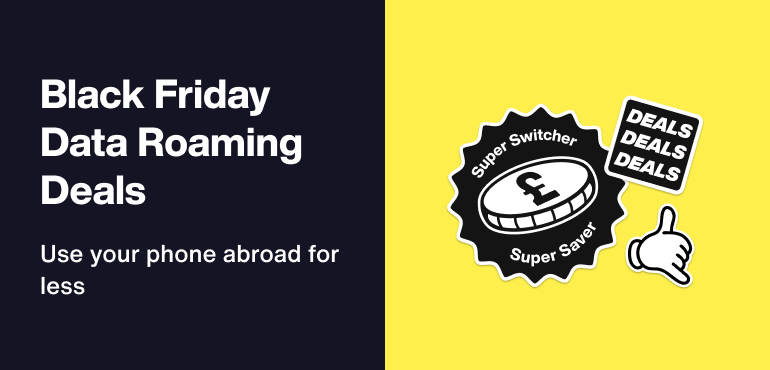 Black Friday and Cyber Monday data roaming deals