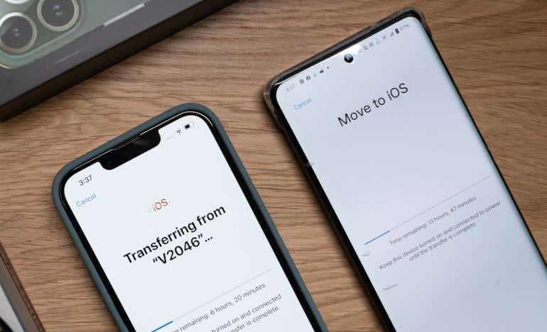 iPhone move to iOS data transfer