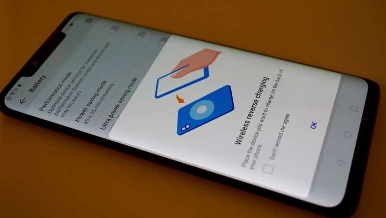 Huawei Mate 20 wireless charging