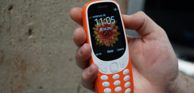 Nokia 3310 new in-hand shot hero size