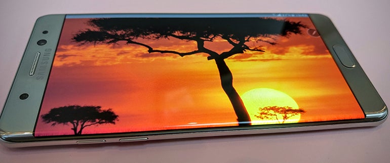Samsung Galaxy Note 7 screen
