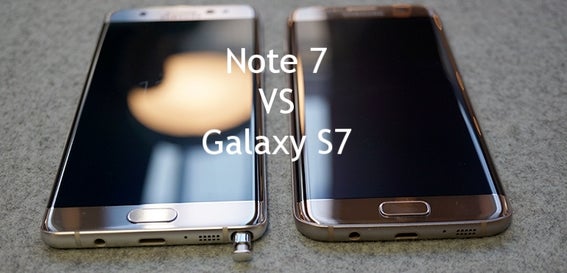 Samsung Galaxy Note 7 vs Samsung Galaxy S7 head to head review