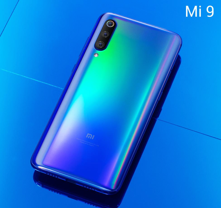 Xiaomi mi9 front