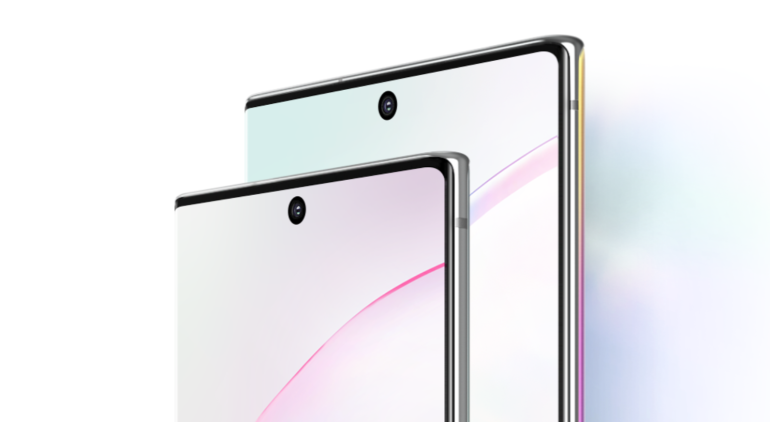 Samsung Galaxy Note 10 and Note 10 Plus front cameras