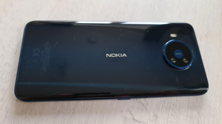 Nokia 8.3 back closeup