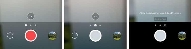 OnePlus 5 camera interface