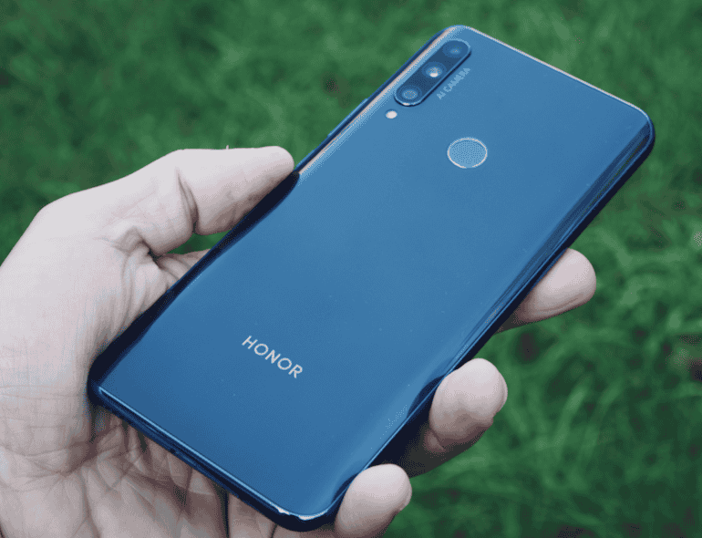 Honor 9X back no reflections
