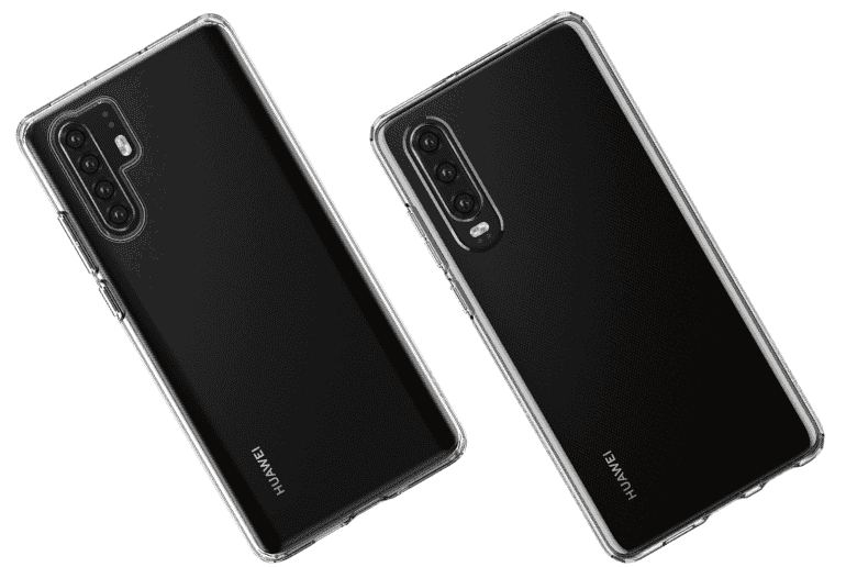 Huawei P30 leak with case