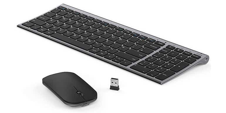 wireless keyboard and mouse set seenda ultra thin