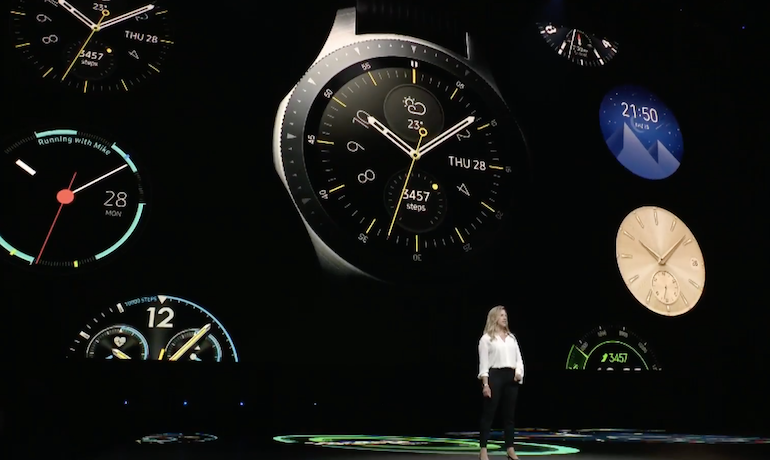 Samsung Galaxy Watch - Launch watch faces