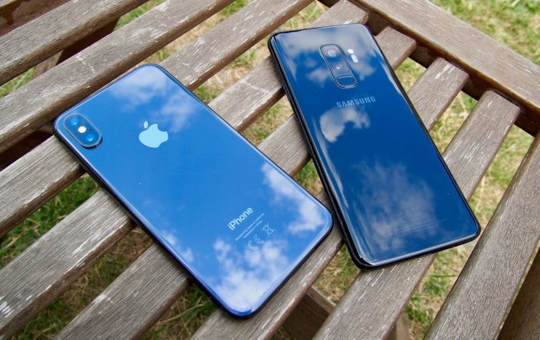 iPhone and S9 Plus backs