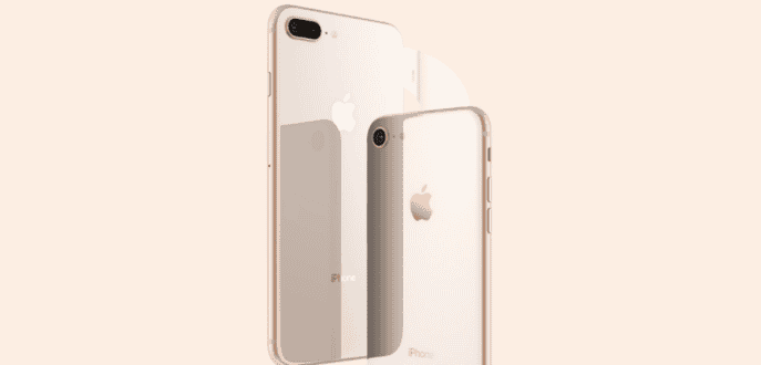 iPhone 8 and 8 Plus gold hero size