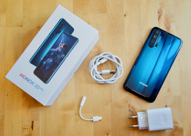 Honor 20 Pro out of the box