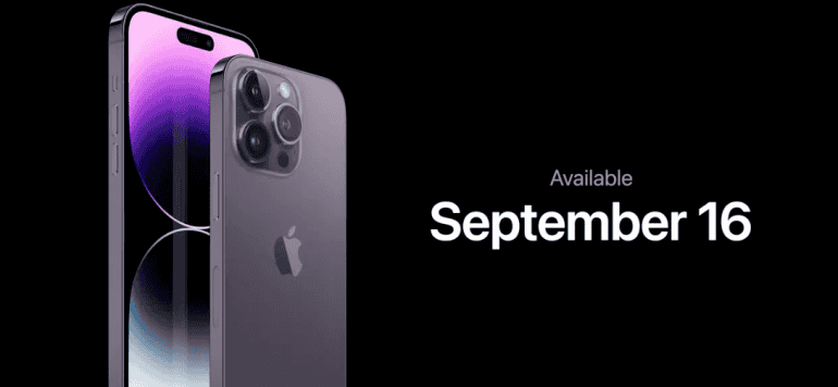 iPhone 14 out September 16