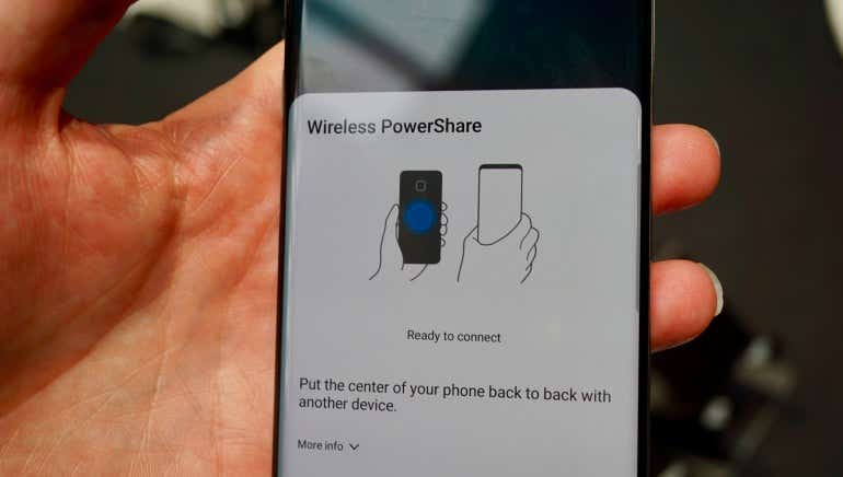 Samsung Galaxy S10 wireless powershare 2