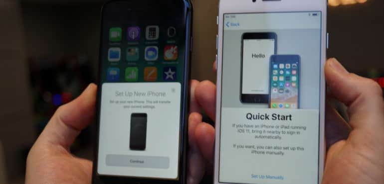 iPhone 8 quick start new set up hero size