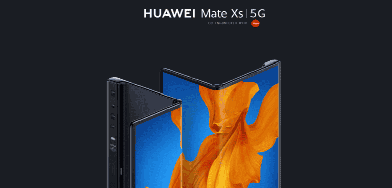 Huawei Mate XS fold and unfold hero image
