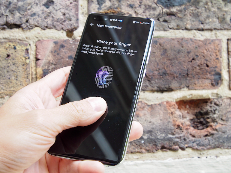Huawei P40Pro+ fingerprint