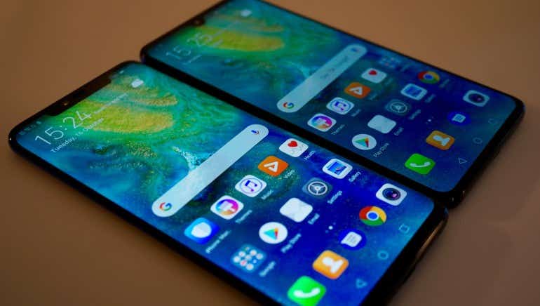 Huawei Mate 20 and Mate 20 Pro screens and notch