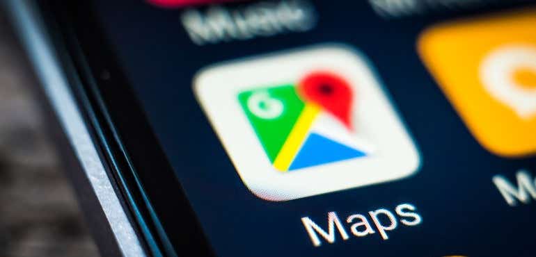 Google Maps app notification hero size